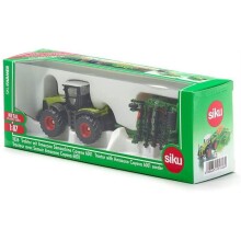 Sıku Maket Metal Taşıt Traktor Romorkunda Hasat Makinesi 1/87 N:1826 (13,75D) - SIKU MODEL