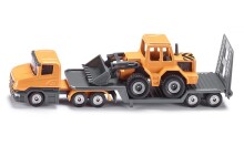 Sıku Maket Metal Taşıt Tır- Yuku İş Makinesi 1/87 N:1616 Low Loader Wıth Front Loader (7,00D) - SIKU MODEL (1)