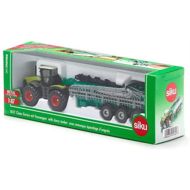 Siku Maket 1:87 Ölçek With Slurry Tanker Traktör ve İlaçlama Tankı Set N:1827 - 1