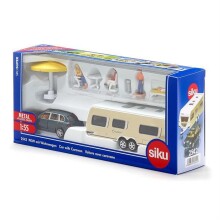 Sıku Maket Metal Taşıt Araba & Karavan 1/55 N:2542 Car Wıth Caravan - SIKU MODEL