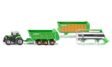 Sıku Maket Metal Taşıt Traktor Setı 4Lu 1/87 N:1848 Wıth Joskın Traıler Set - SIKU MODEL (1)