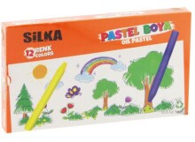 Silka Pastel Boya 12 Renk N:HS12-12 - SİLKA