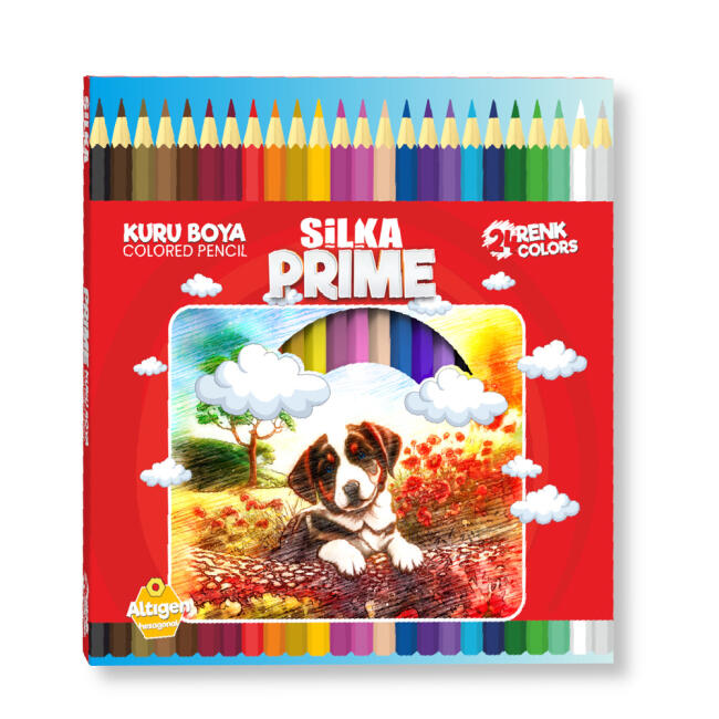 Silka Prime Kuruboya Kalem Seti 24'lü Art.1048 - 1