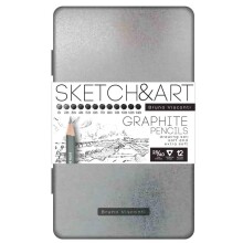 Sketch & Art Dereceli Kalem Seti 12’li B-14B - Sketch & Art (1)