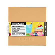 Sketchmarker Sketchbook Twist 140 gr/200 gr 12x12 cm - 1