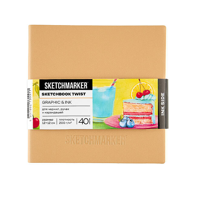 Sketchmarker Sketchbook Twist 140 gr/200 gr 12x12 cm - 1