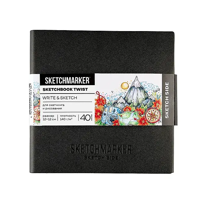 Sketchmarker Sketchbook Twist 140 gr/70 gr 12x12 cm Noktalı - 1