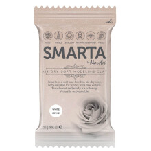 Smarta Hava İle Kuruyan Modelleme Hamuru 250 gr Beyaz 16 - Smarta