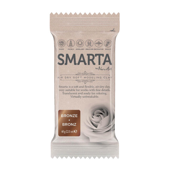 Smarta Hava İle Kuruyan Modelleme Hamuru 60 gr Bronz 31 - 1