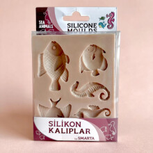 Smarta Silikon Kalıp - Deniz Canlıları SK1013031 - Smarta