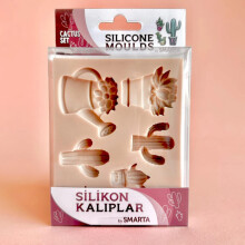 Smarta Silikon Kalıp - Kaktüs Seti SK1013030 - Smarta