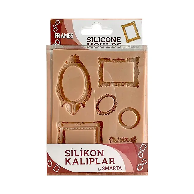 Smarta Silikon Kalıp Mini Müzem Çerçeveler - 1