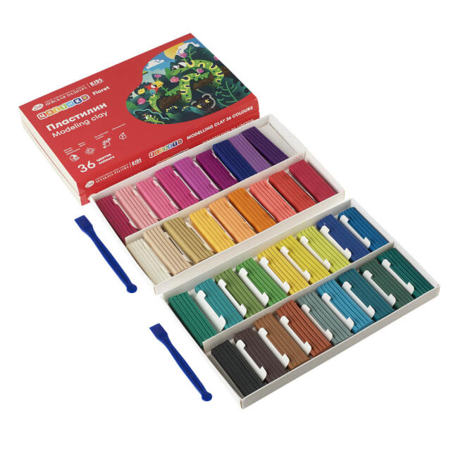 St. Petersburg Floret Plastilin Model Hamuru Seti 540 g 36'lı 32412338 - 2