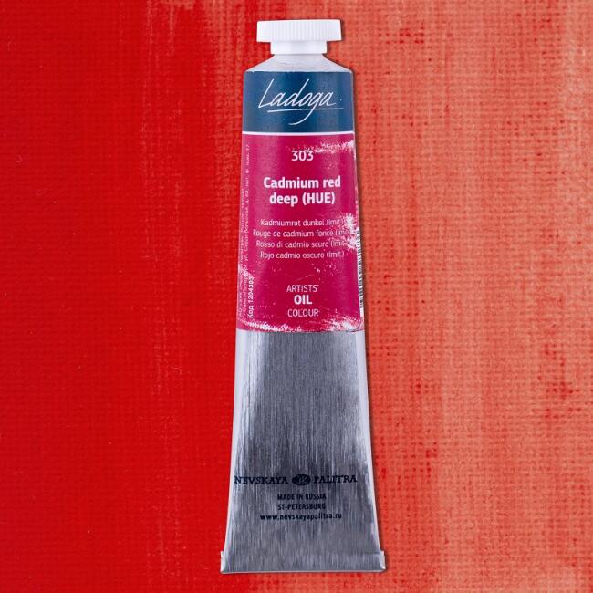 St. Petersburg Ladoga Yağlı Boya 46 ml Cadmium Red Deep (Hue) 303 - 2