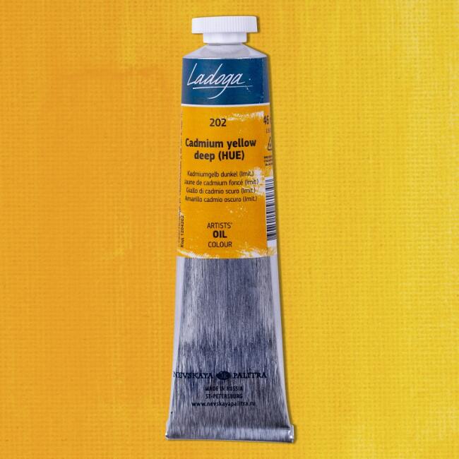 St. Petersburg Ladoga Yağlı Boya 46 ml Cadmium Yellow Deep (Hue) 202 - 2