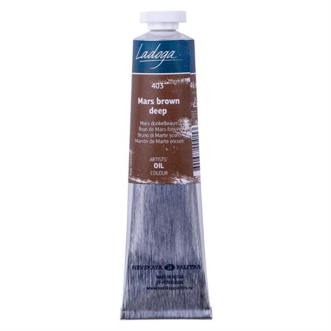 St. Petersburg Ladoga Yağlı Boya 46 ml Mars Brown Deep 403 - 1