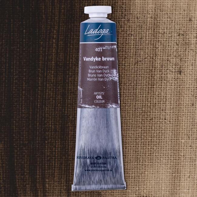 St. Petersburg Ladoga Yağlı Boya 46 ml Vandyke Brown 401 - 2