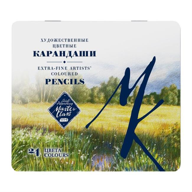 St. Petersburg Master Class Extra-Fine Artists’ Kuru Boya Kalem Seti Metal Kutu 24’lü - 1