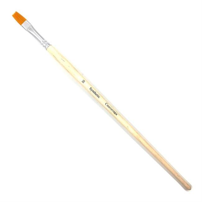 St. Petersburg Sentetik Düz Uç Fırça No:10 - 1