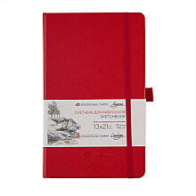 St. Petersburg Sketchbook 140 gr 13x21 cm 80 Yaprak Red - 1
