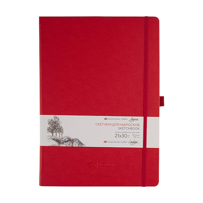 St. Petersburg Sketchbook 140 gr 21x30 cm 80 Yaprak Red - 1