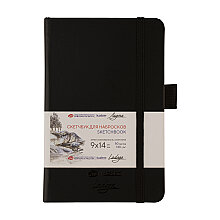 St. Petersburg Sketchbook 140 gr 9x14 cm 80 Yaprak Black - 1