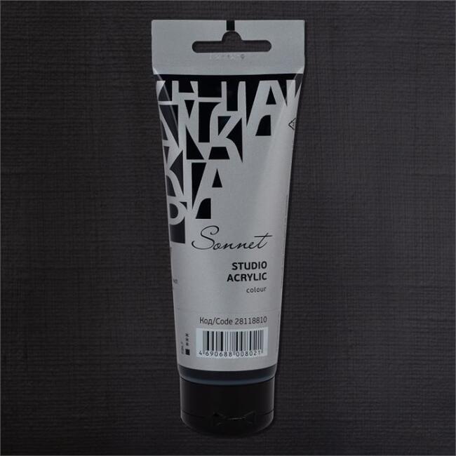 St. Petersburg Sonnet Akrilik Boya 120 ml Black 810 - 1