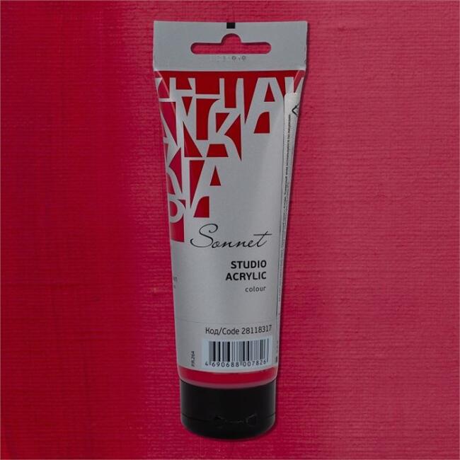 St. Petersburg Sonnet Akrilik Boya 120 ml Madder Lake Red 317 - 1