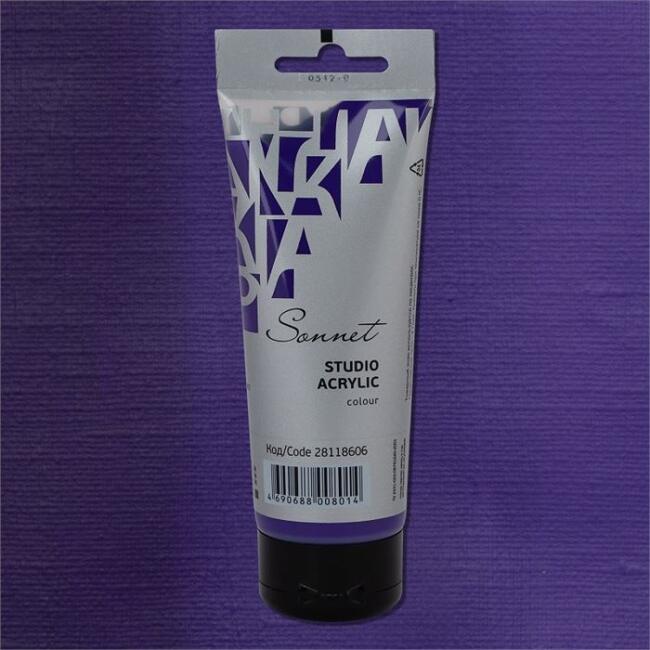 St. Petersburg Sonnet Akrilik Boya 120 ml Violet Deep 606 - 1
