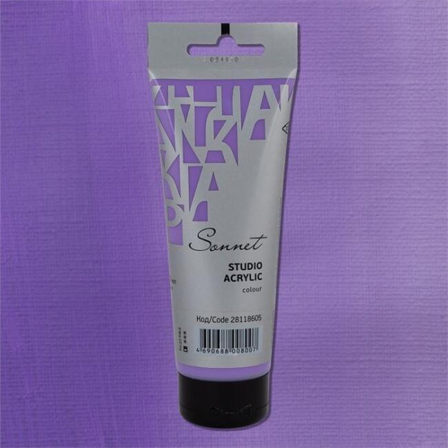 St. Petersburg Sonnet Akrilik Boya 120 ml Violet Light 605 - 1
