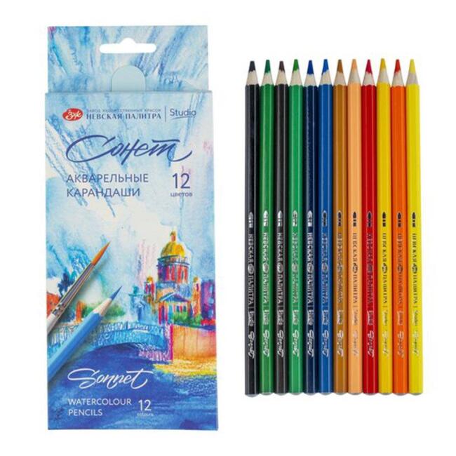 St. Petersburg Sonnet Aquarell Sulu Boya Kalemi Seti 12’li 81411436 - 2