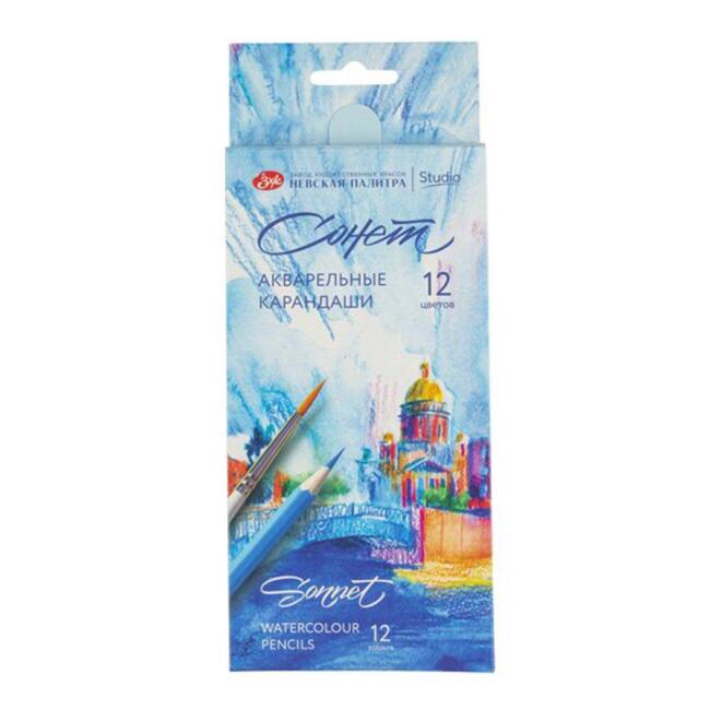 St. Petersburg Sonnet Aquarell Sulu Boya Kalemi Seti 12’li 81411436 - 1