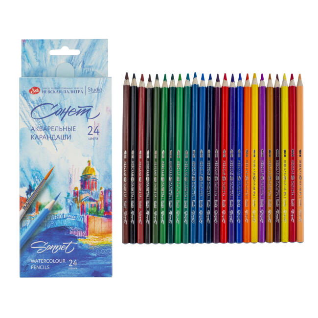 St. Petersburg Sonnet Aquarell Sulu Boya Kalemi Seti 24’lü 81411438 - 2