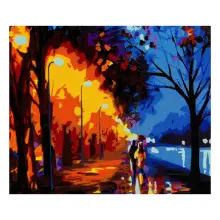 St. Petersburg Sonnet Desenli Pres Tuval 30x40 cm Autumn Walk 141753 - St. Petersburg (1)