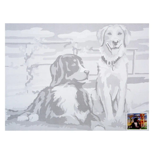 St. Petersburg Sonnet Desenli Pres Tuval 30x40 cm Dogs 141764 - St. Petersburg