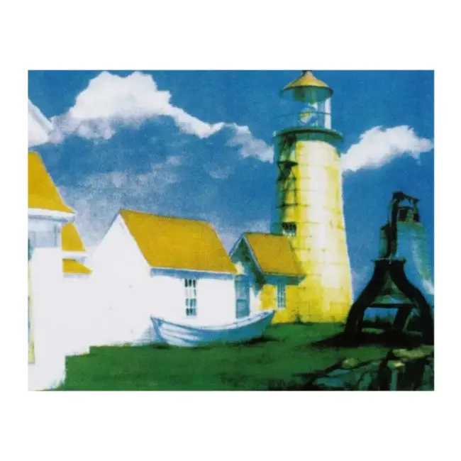 St. Petersburg Sonnet Desenli Pres Tuval 30x40 cm Lighthouse DK13701-A - 2