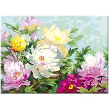 St. Petersburg Sonnet Desenli Pres Tuval 30x40 cm Peonies 141762 - St. Petersburg (1)