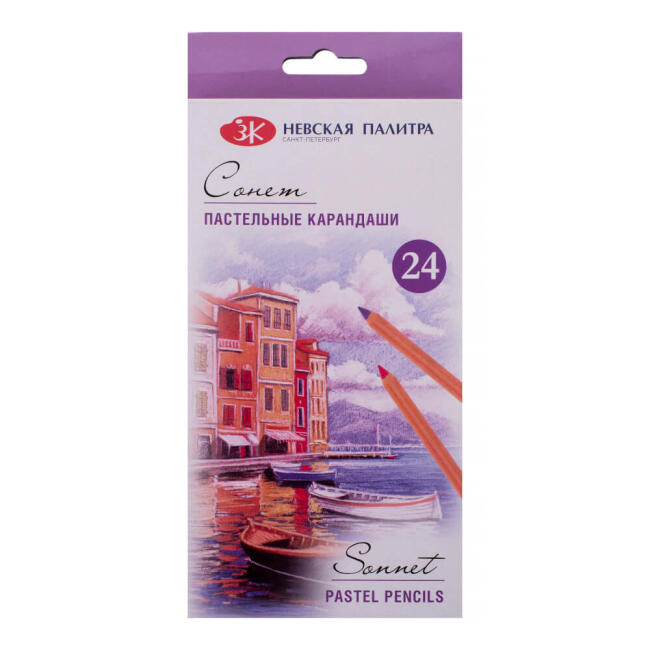 St. Petersburg Sonnet Pastel Kalem Seti 24'lü 132411521 - 1