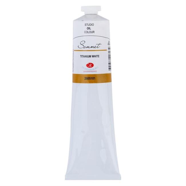 St. Petersburg Sonnet Yağlı Boya 120 ml Titanium White 101 - 1