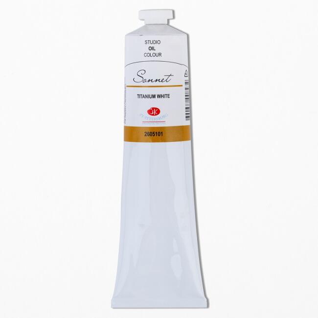 St. Petersburg Sonnet Yağlı Boya 120 ml Titanium White 101 - 2