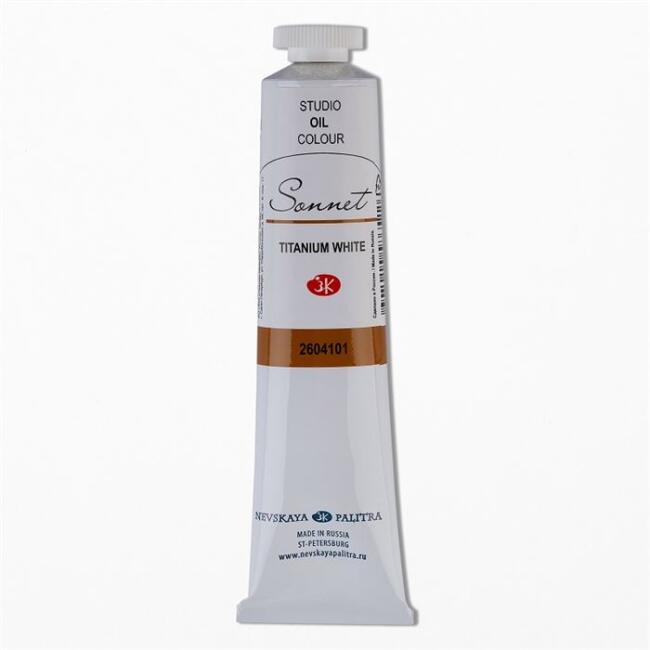 St. Petersburg Sonnet Yağlı Boya 46 ml Titanium White 101 - 1