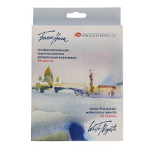 St. Petersburg White Nights Extra-Fine Artists' Suluboya Kalemi Seti 36'lı 158412039 - St. Petersburg