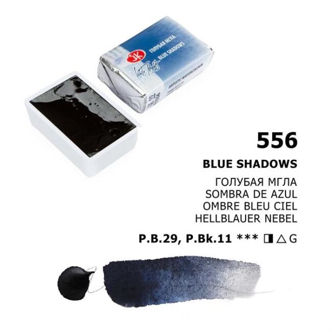 St. Petersburg White Nights Extra-Fine Tam Tablet Sulu Boya 2.5 ml Blue Shadows 556 - 1