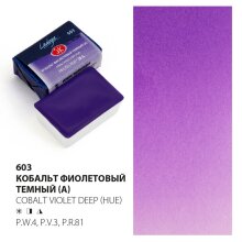St. Petersburg White Nights Extra-Fine Tam Tablet Sulu Boya 2.5 ml Cobalt Violet 603 - 2