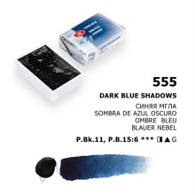 St. Petersburg White Nights Extra-Fine Tam Tablet Sulu Boya 2.5 ml Dark Blue Shadows 555 - St. Petersburg