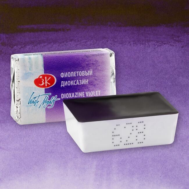 St. Petersburg White Nights Extra-Fine Tam Tablet Sulu Boya 2.5 ml Dioxazine Violet 628 - 2