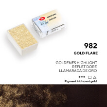 St. Petersburg White Nights Extra-Fine Tam Tablet Sulu Boya 2.5 ml Gold Flare 982 - 3