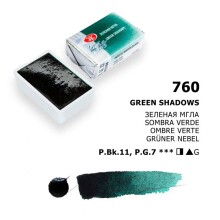 St. Petersburg White Nights Extra-Fine Tam Tablet Sulu Boya 2.5 ml Green Shadows 760 - St. Petersburg