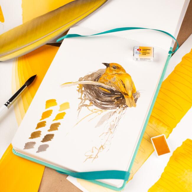 St. Petersburg White Nights Extra-Fine Tam Tablet Sulu Boya 2.5 ml Isoindolinone Yellow 273 - 2