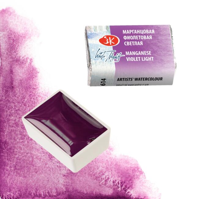 St. Petersburg White Nights Extra-Fine Tam Tablet Sulu Boya 2.5 ml Manganese Violet Light 614 - 3